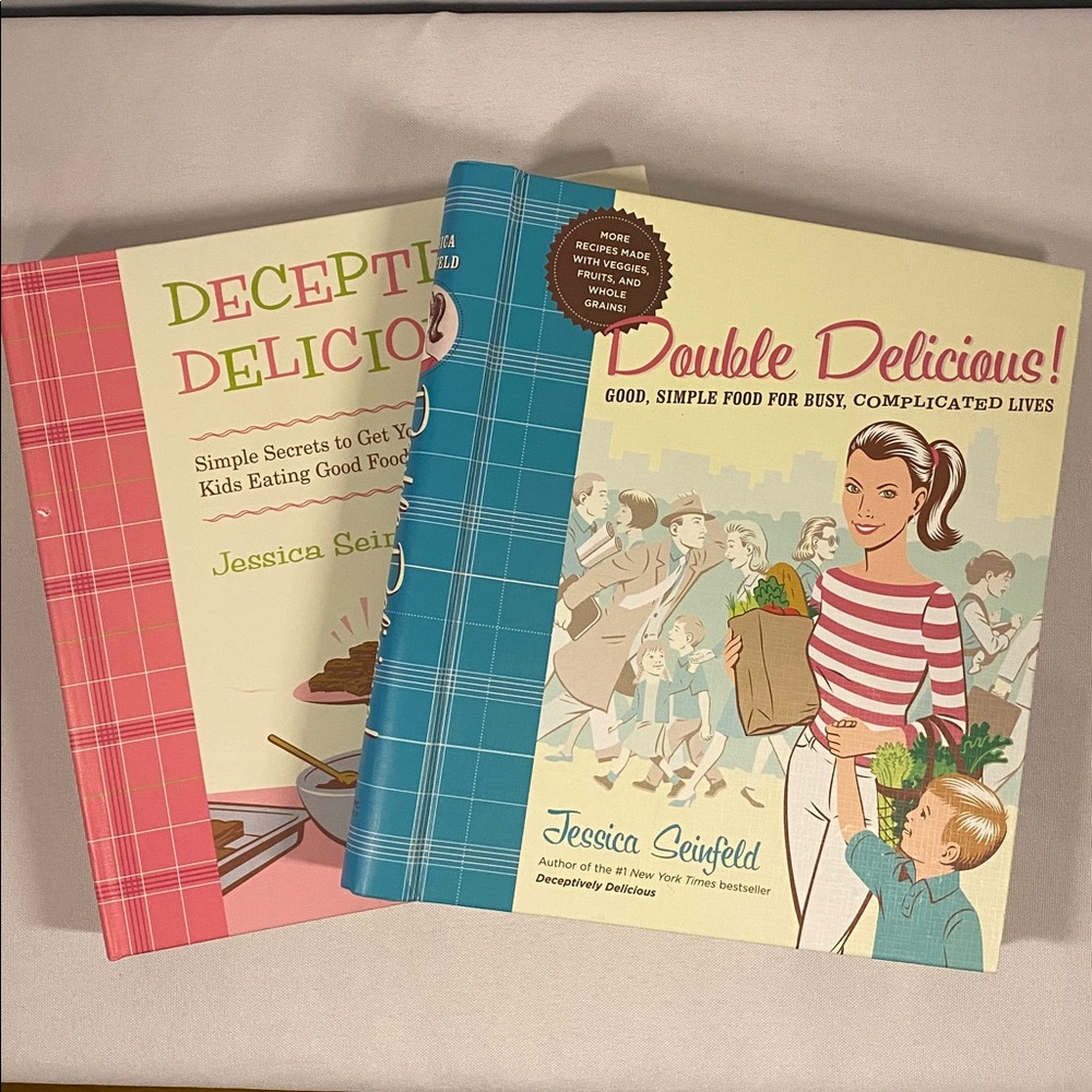 Jessica Seinfeld Cookbooks Set of 2 Like New Great Gift for Moms